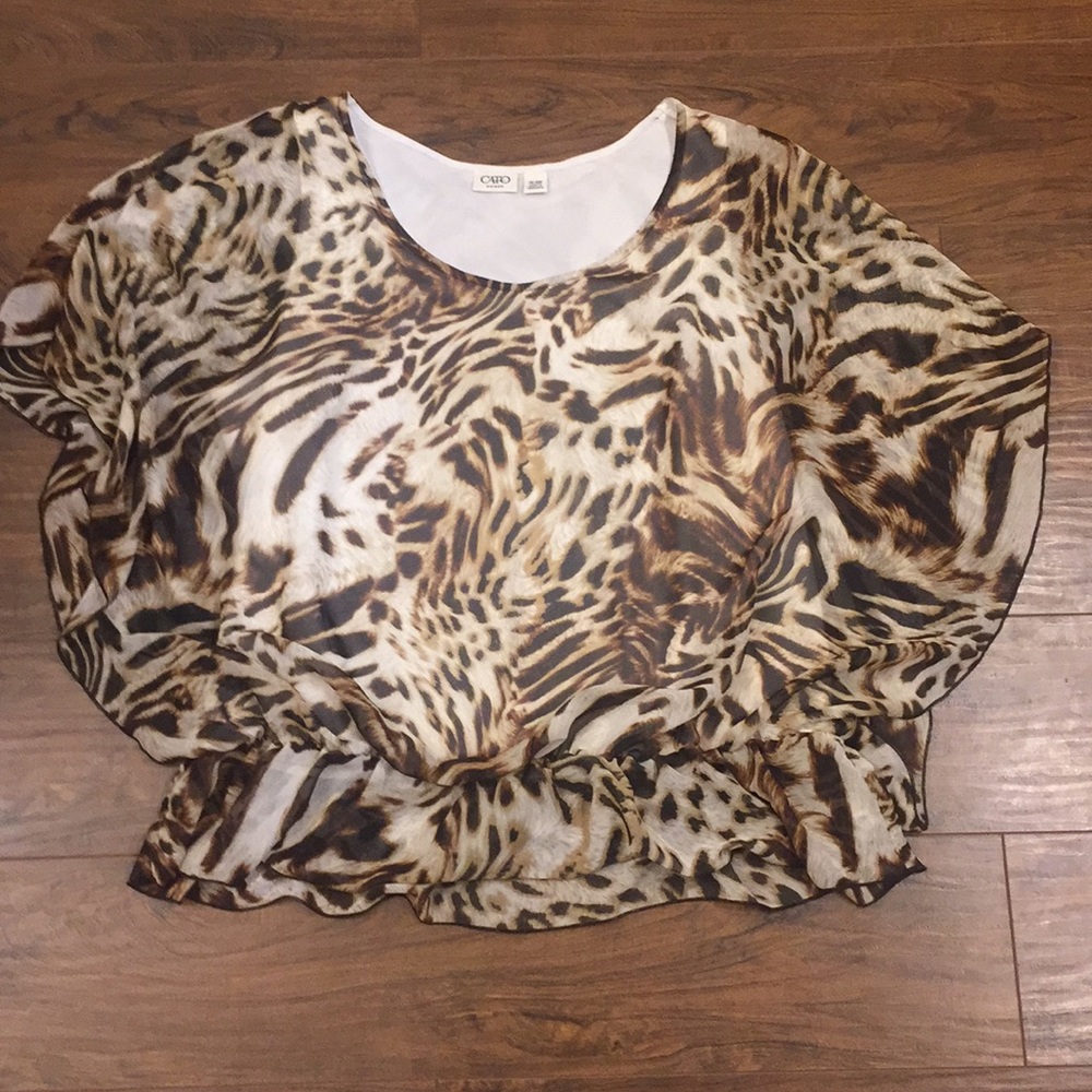 HOST PICK!! Cato animal print blouse